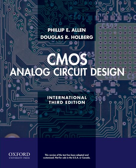 cmos analog circuit design